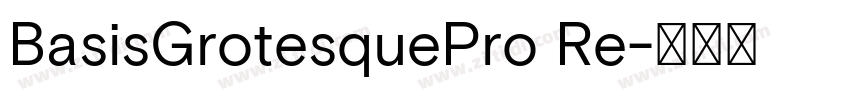 BasisGrotesquePro Re字体转换 BasisGrotesquePro Re字体转换